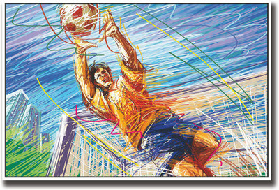 

Football player artistic Fine Art Print(12 inch X 18 inch, Rolled)