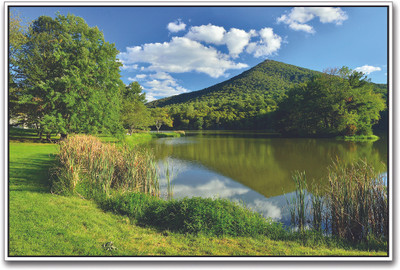 

Lake on Mountain Foothills Paper Print(12 inch X 18 inch)