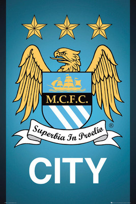 

Manchester City - Club Crest 13/14 Paper Print(36 inch X 24 inch)