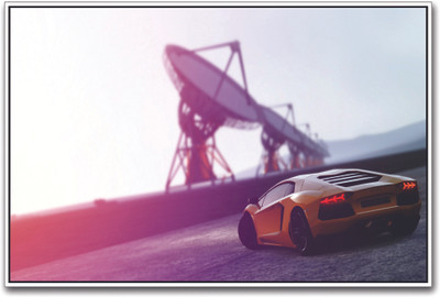 

Yellow Sports Car Amazing Paper Print(12 inch X 18 inch)