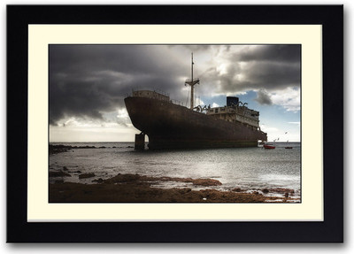 

Vintage Ship Fine Art Print(14 inch X 20 inch, Framed)
