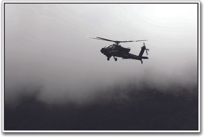 

Helicopter in the Fog Paper Print(12 inch X 18 inch)