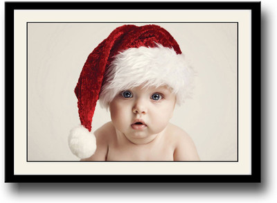 

Cute Newborn baby with beautiful eyes Fine Art Print(10 inch X 14 inch, Framed)