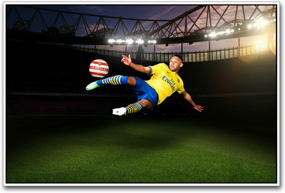 

Arsenal Football kick Paper Print(12 inch X 18 inch)