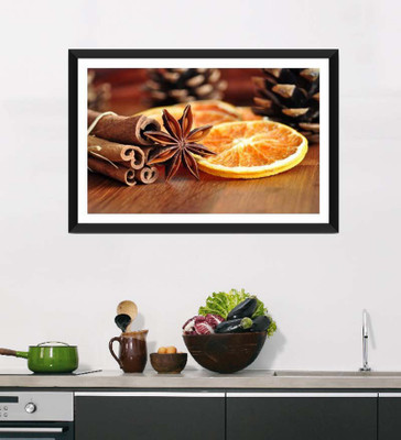 

Tallenge Art For Kitchen - Spicy And Tangy - Framed Art Print On Photographic Paper(18 inch X 12 inch, Framed)