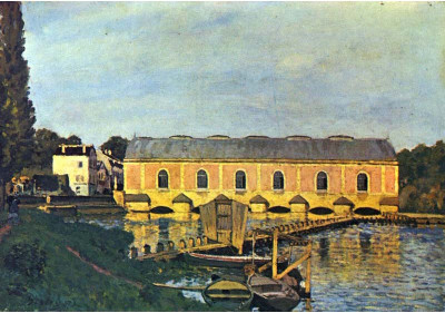 

Tallenge Old Masters Collection - La Machine de Marly by Alfred Sisley - A3 Size Premium Quality Rolled Poster Paper Print(16.5 inch X 11.7 inch, Rolled)