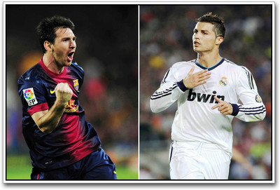 

Messi And Ronaldo Photographic Paper(12 inch X 18 inch)