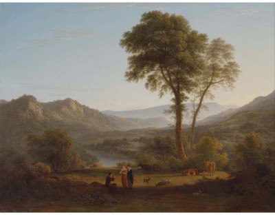 

Tallenge Old Masters Collection - At Matlock - mist rising by John Glover - A3 Size Premium Quality Rolled Poster Paper Print(16.5 inch X 11.7 inch, Rolled)