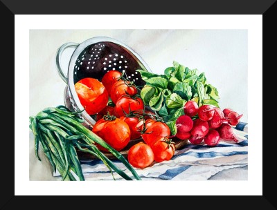 

Tallenge Art For Kitchen - Fresh And Healthy Diet - Premium Quality A3 Size Framed Poster Paper Print(17 inch X 12 inch, Framed)