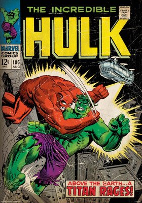 

Hulk- above the earth poster (Officially Licensed) Paper Print(18 inch X 12 inch, Rolled)