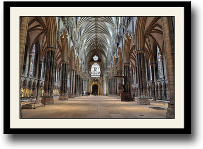 

Cathedral in England Fine Art Print(10 inch X 14 inch, Framed)