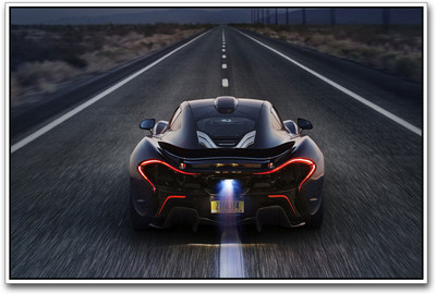 

Black Mclaren Supercar Paper Print(12 inch X 18 inch)