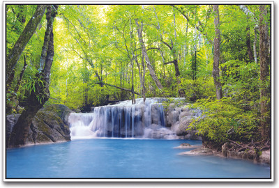 

Blue Waterfall Paper Print(12 inch X 18 inch)