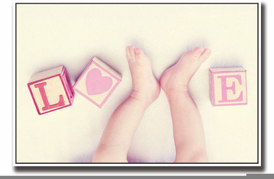 

Posterhouzz Love Baby Fine Art Print(12 inch X 18 inch, Rolled)