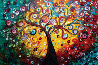 

Posterhouzz Tree Fine Art Print Poster Fine Art Print(12 inch X 18 inch, Rolled)