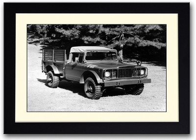 

Vintage Army Jeep Fine Art Print(14 inch X 20 inch, Framed)