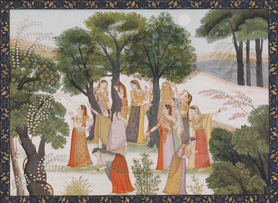 

Painting Of Krishna In Bhagavat Purana - Medium Size Rolled Digital Art Print On Photographic Paper(24 inch X 18 inch, Rolled)