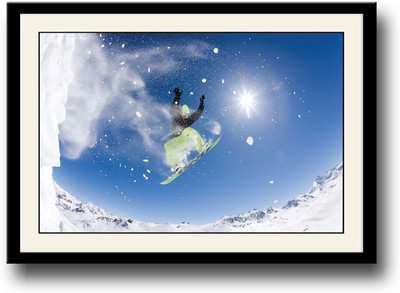 

Snowboarding Fine Art Print(10 inch X 14 inch, Framed)