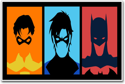 

Batman and Robin Paper Print(12 inch X 18 inch)