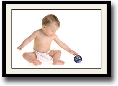 

Cute Baby AFP0608 Fine Art Print(10 inch X 14 inch, Framed)