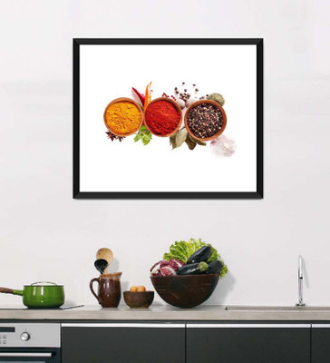 

Tallenge Art For Kitchen - Spice Tree - Framed Art Print On Photographic Paper(24 inch X 18 inch, Framed)