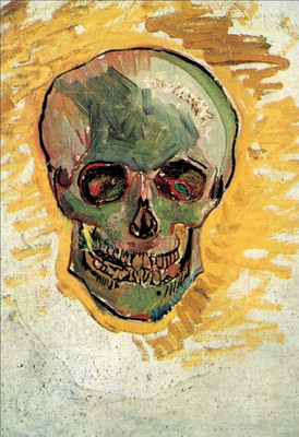 

Skull Painting like poster (Non Tearable Synthetic Material) Fine Art Print(19 inch X 13 inch)