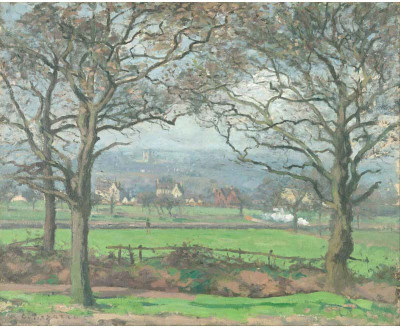 

Modern Masters Collection - Near Sydenham Hill by Camille Pissarro - Medium Size Ready To Frame Rolled Digital Art Print On Photographic Paper(24 inch X 18 inch, Rolled)