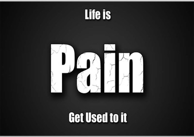 

Posterhouzz Pain Paper Print(12 inch X 18 inch, Rolled)