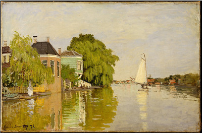 

Tallenge Old Masters Collection - Houses on the Achterzaan By Claude Monet - A3 Size Premium Quality Rolled Poster Paper Print(16.5 inch X 11.7 inch, Rolled)