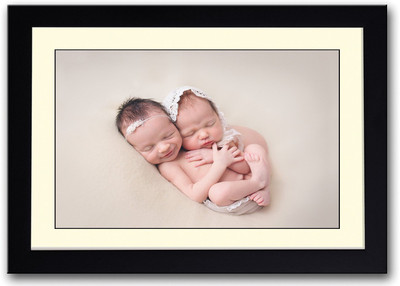 

Two Super Cute Babies Sleeping Fine Art Print(14 inch X 20 inch, Framed)