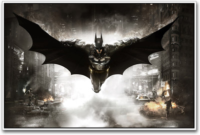 

Batman Flying Paper Print(12 inch X 18 inch)