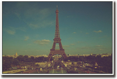 

Eiffel Tower in Paris Photography Fine Art Print(12 inch X 18 inch, Rolled)