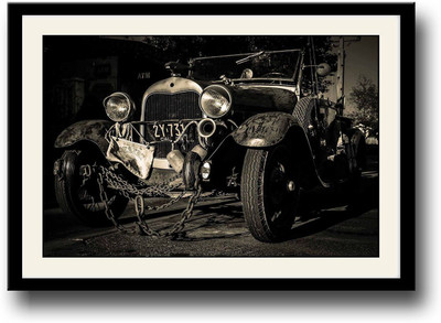 

Vintage motor car Fine Art Print(10 inch X 14 inch, Framed)