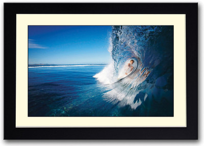 

Female Surfer Fine Art Print(14 inch X 20 inch, Framed)