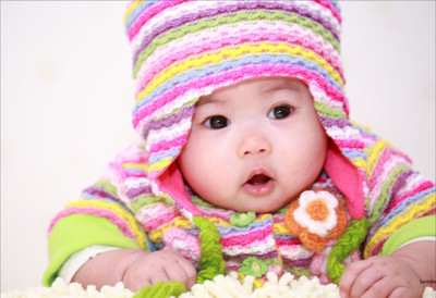 

Cute New Born Baby / Non-Tearable Synthetic Sheet Poster Pb137 Fine Art Print(13 inch X 19 inch, Rolled)
