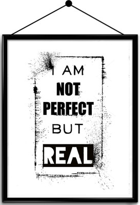 

Motivational quote framed posters Paper Print(22.5 inch X 19.7 inch, Framed)