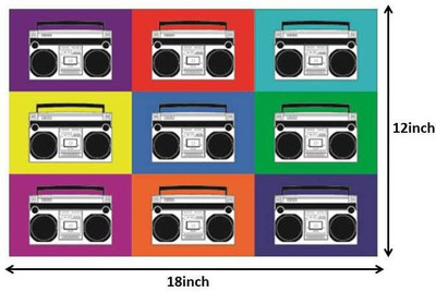 

Music Pop Art Photographic Paper(12 inch X 18 inch)