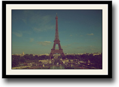 

Eiffel Tower in Paris Fine Art Print(10 inch X 14 inch, Framed)
