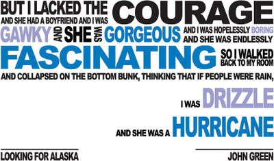 

Looking for Alaska John Green poster Paper Print(12 inch X 18 inch, Rolled)