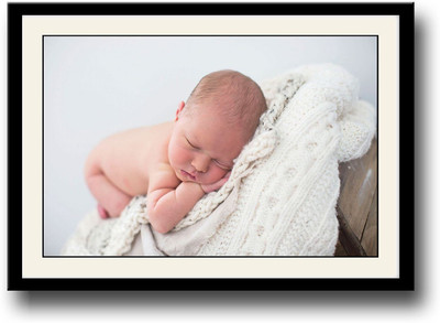 

Cute newborn sleeping Fine Art Print(10 inch X 14 inch, Framed)