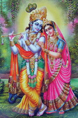 

ESP Creation Lord Radhey Krishna Ji 12x18 Inch Paper Poster Paper Print(18 inch X 12 inch, Rolled)
