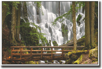 

Waterfall Fine Art Print(12 inch X 18 inch, Rolled)