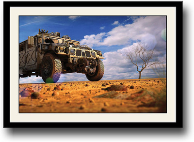 

Military Vehicle Humvee Fine Art Print(10 inch X 14 inch, Framed)