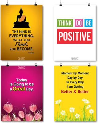 

Affirmation Poster Collection To Inspire You To Think Positive A3 Sized by QuoteSutra Paper Print(18 inch X 12 inch, Rolled)