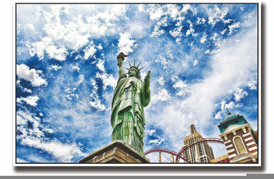 

Posterhouzz Statue of Liberty Fine Art Print(12 inch X 18 inch, Rolled)