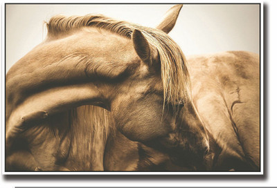 

Posterhouzz Brown Horse Fine Art Print(12 inch X 18 inch, Rolled)