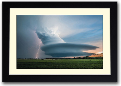 

Supercell Forming Fine Art Print(14 inch X 20 inch, Framed)