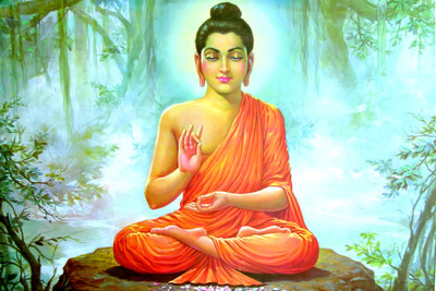 

Oshi - Buddha Painting Paper Print(12 inch X 18 inch, Streched)