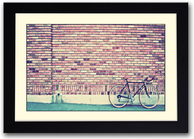 

Vintage Bike stunning Fine Art Print(14 inch X 20 inch, Framed)