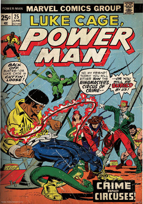 

Power Man -Luke Cage poster (Officially Licensed) Paper Print(18 inch X 12 inch, Rolled)